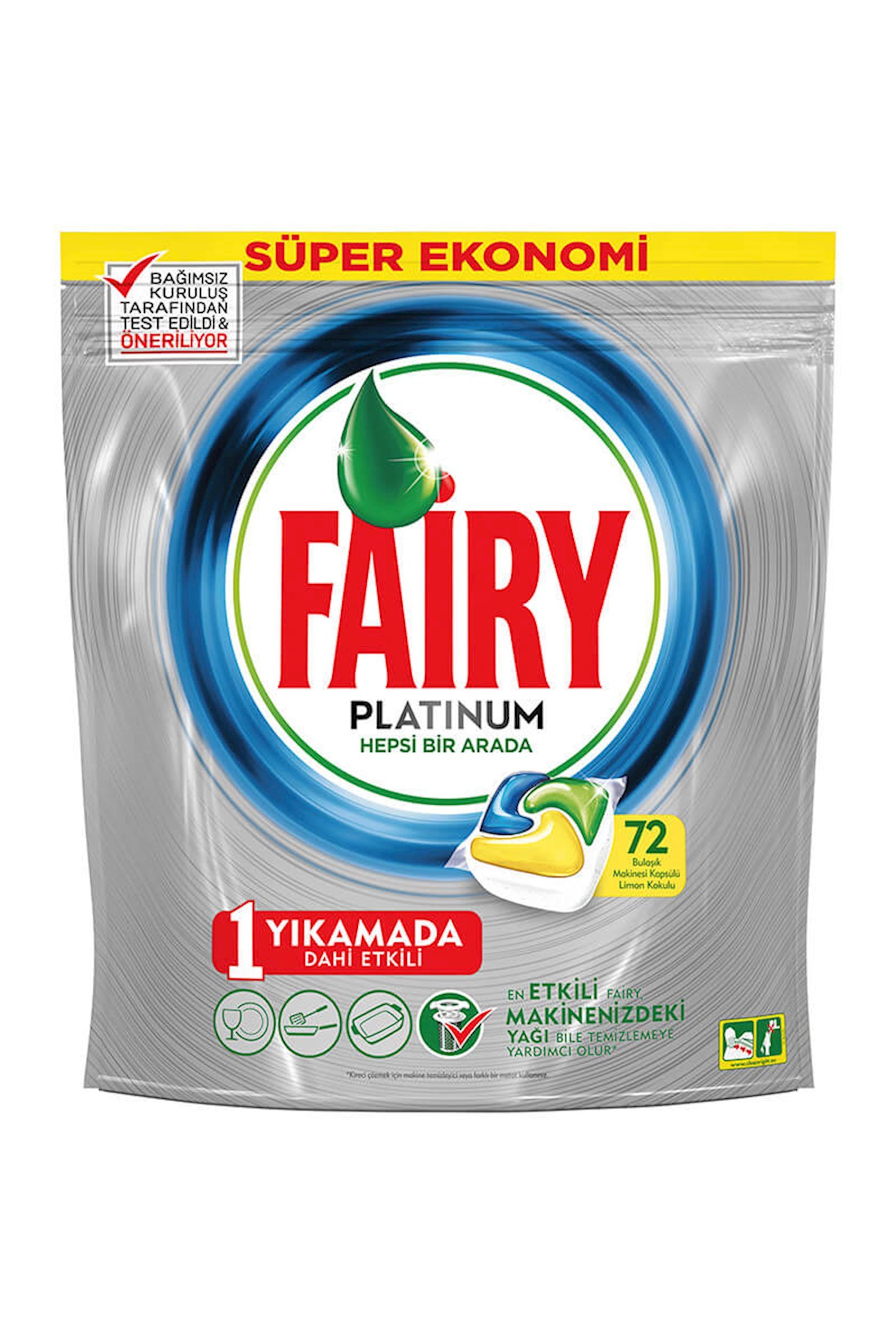 Капсулы для посудомоечных машин Fairy Platinum Lemon 72 шт - купить в Баку.  Цена, обзор, отзывы, продажа