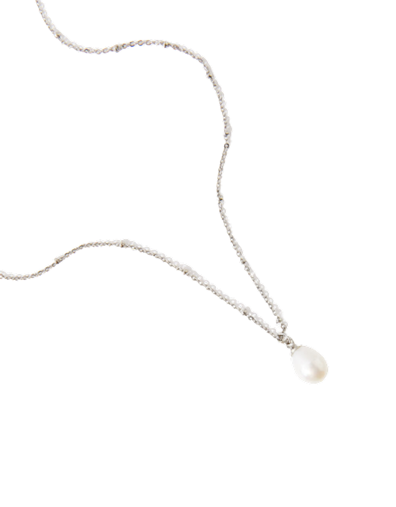 Mirvarili asma bəzək Accessorize Z Collection 14ct Irregular Pearl Necklace Silver Bakıda