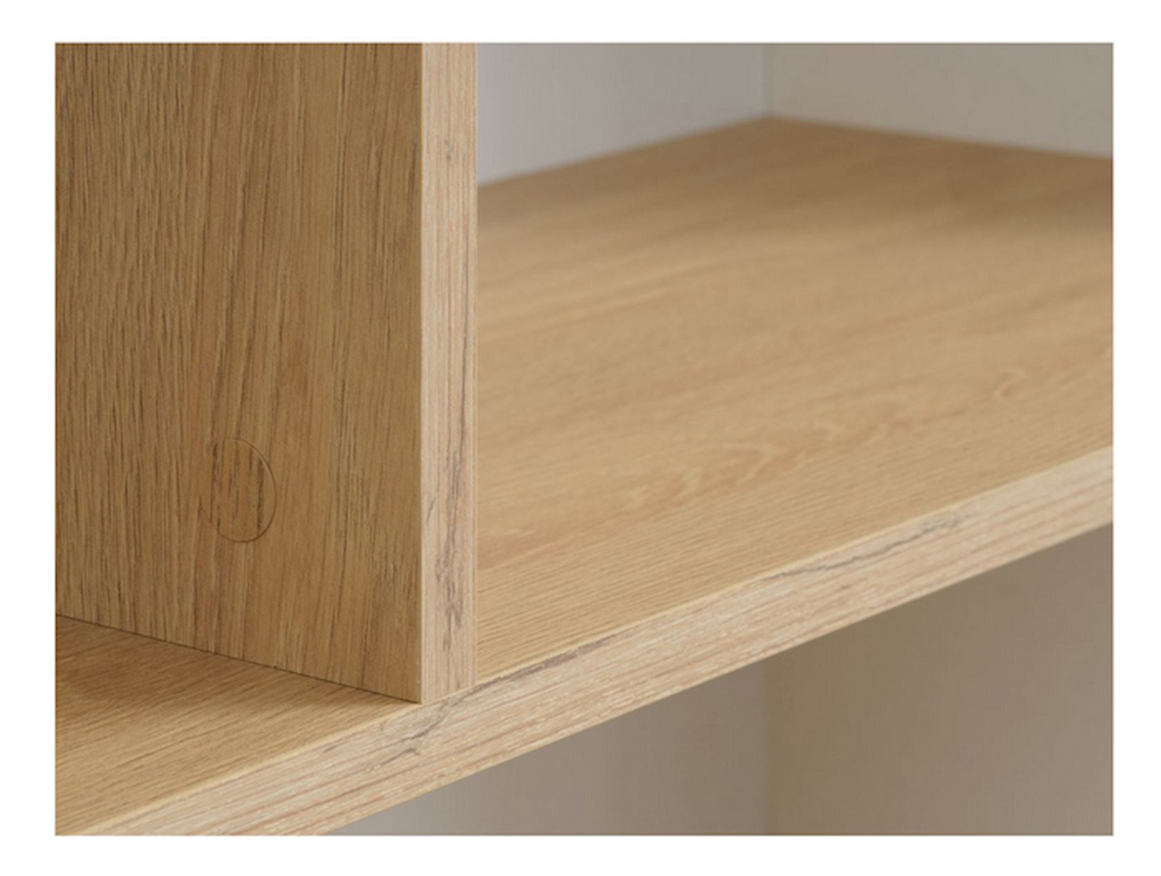 Arakəsmə stellaj JYSK Filskov 120x35x151 sm, XDF/DSP/melamin, palıd