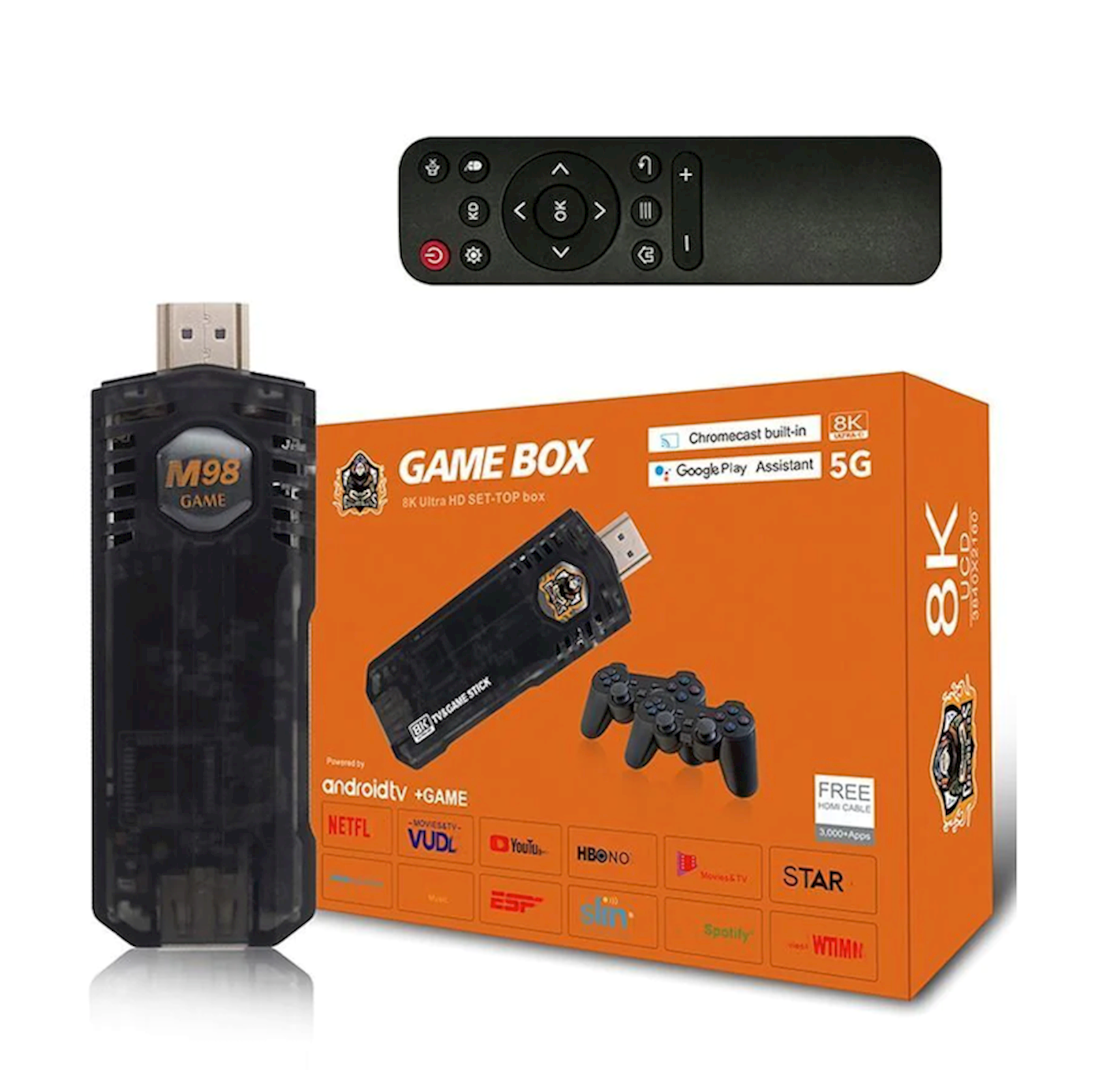 ТВ-приставка Game Box Android TV + Game 2in1 - купить в Баку. Цена, обзор,  отзывы, продажа