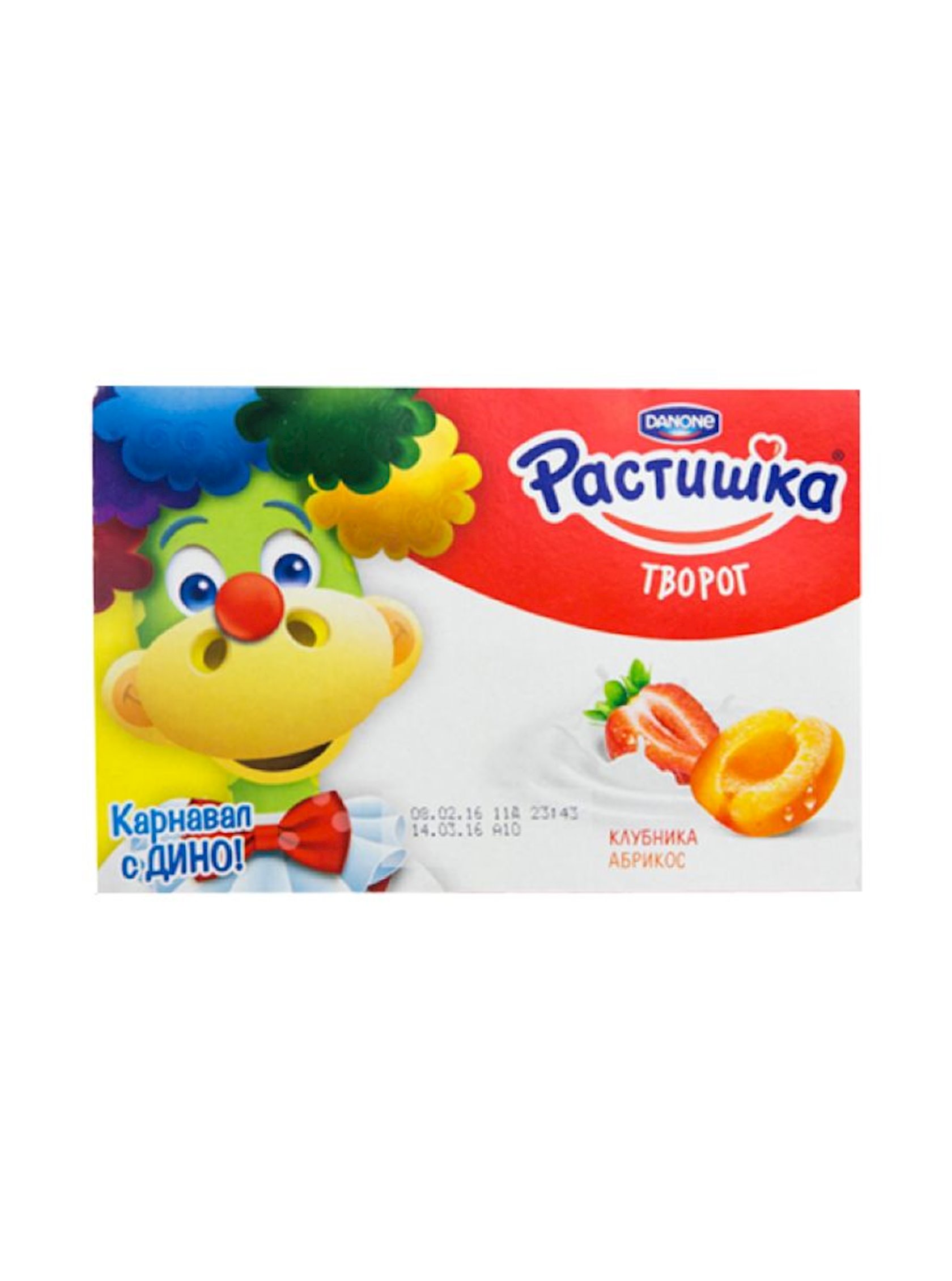 Творог Растишка Клубника, Абрикос 45 г - купить в Баку. Цена, обзор ...