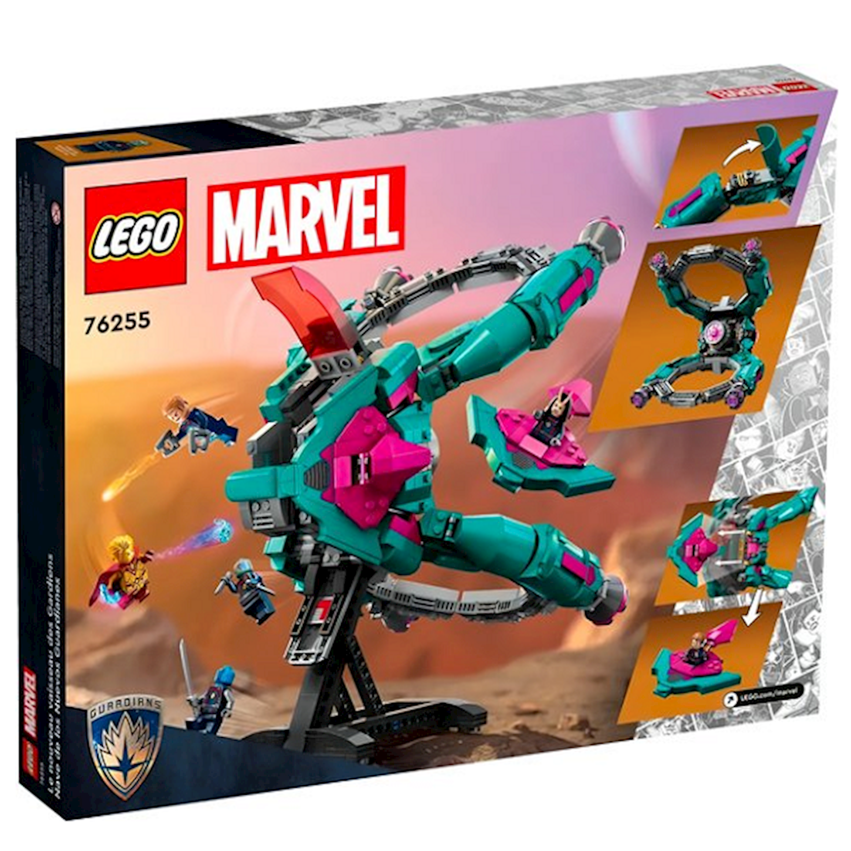 ᐈ Конструктор LEGO Marvel Новый звездолет Часовых Галактики 76255
