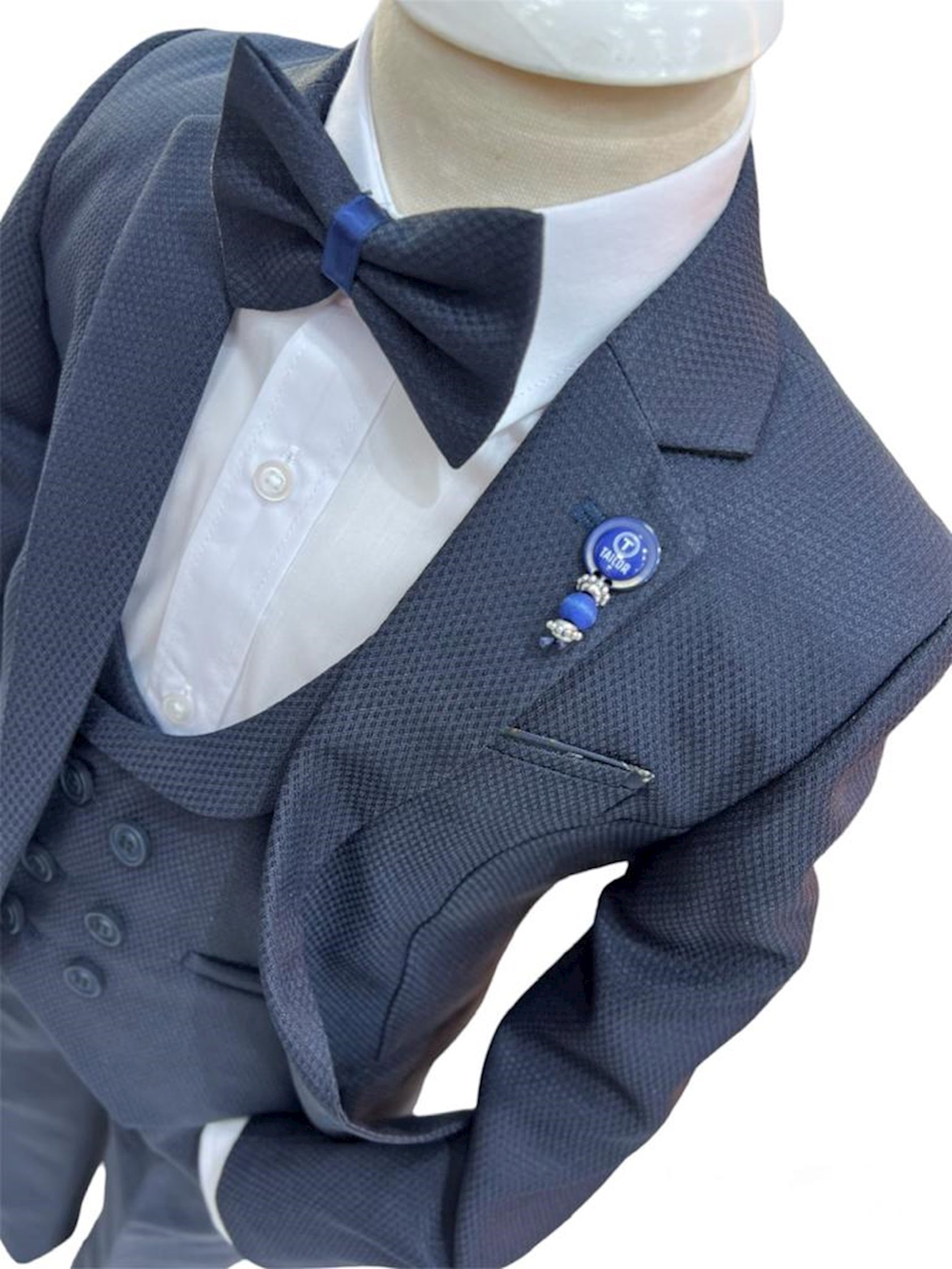 Костюм с брюками для мальчиков Tailor SSPPUM_2406, голубой,  полиэстер/хлопок, размер 8 лет - купить в Баку. Цена, обзор, отзывы, продажа