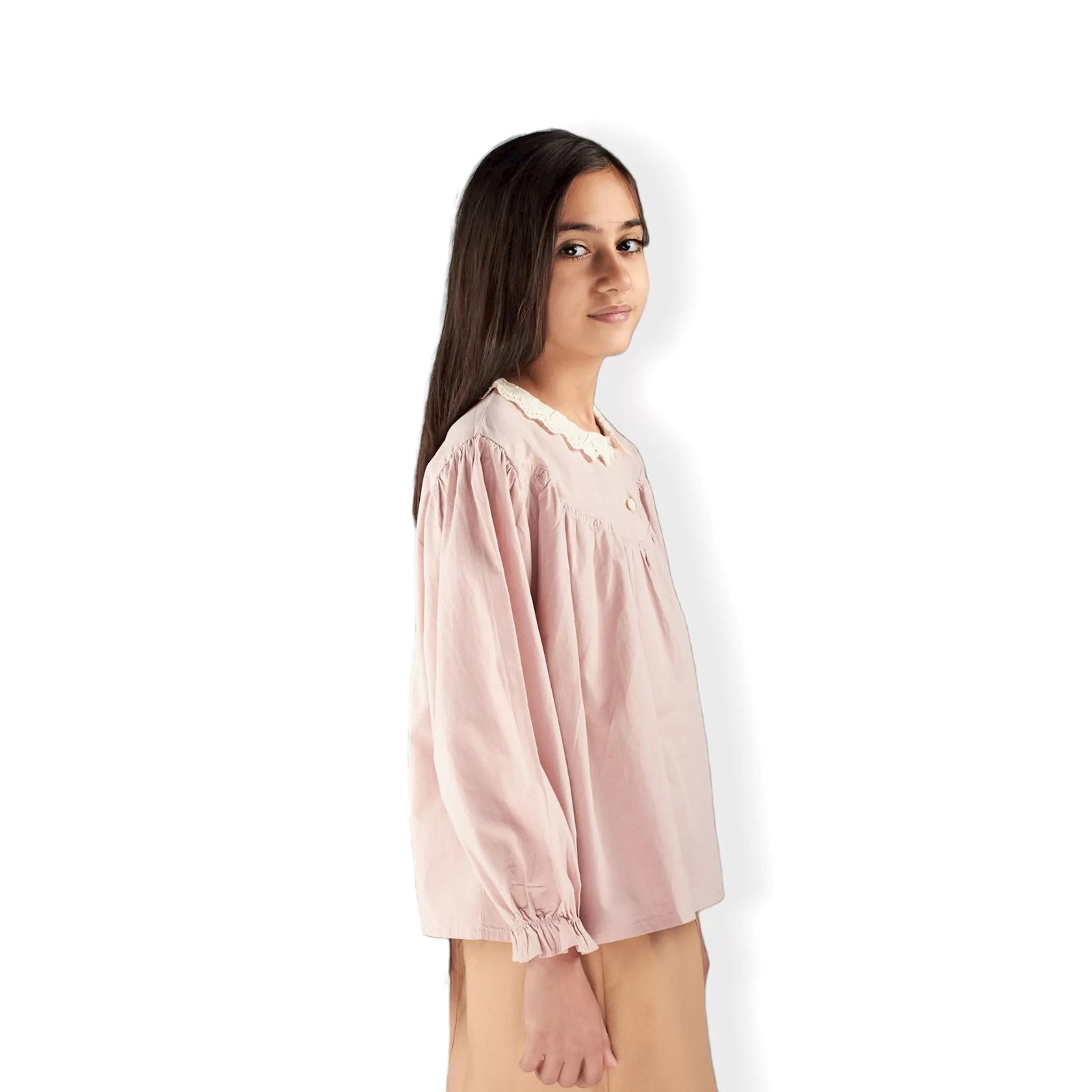 Qızlar üçün uzunqol bluz Papito Kids 1PA96003, çəhrayı, pambıq, ölçü 6 ...