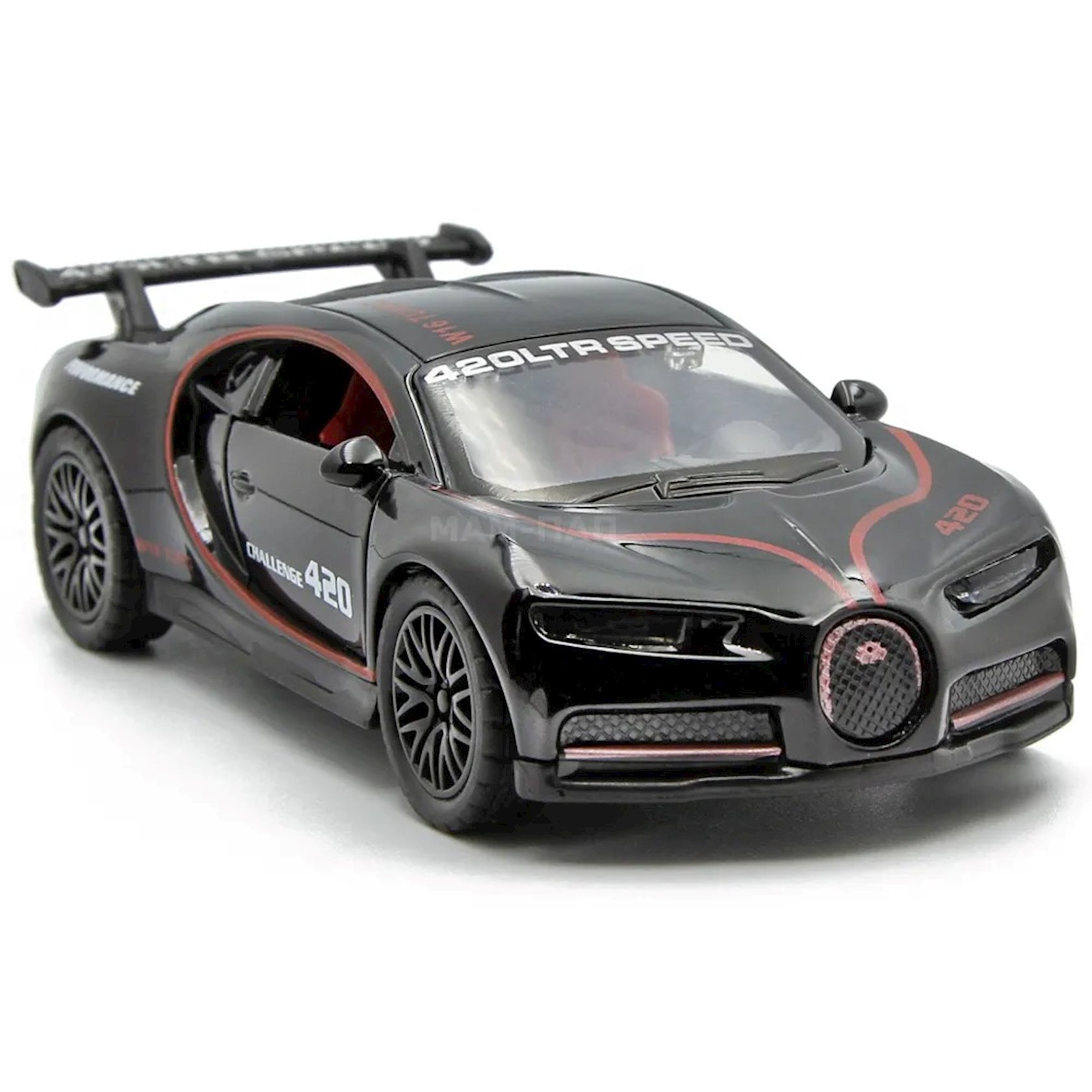 Машинка Bugatti Chiron металл, черная - купить в Баку. Цена, обзор ...