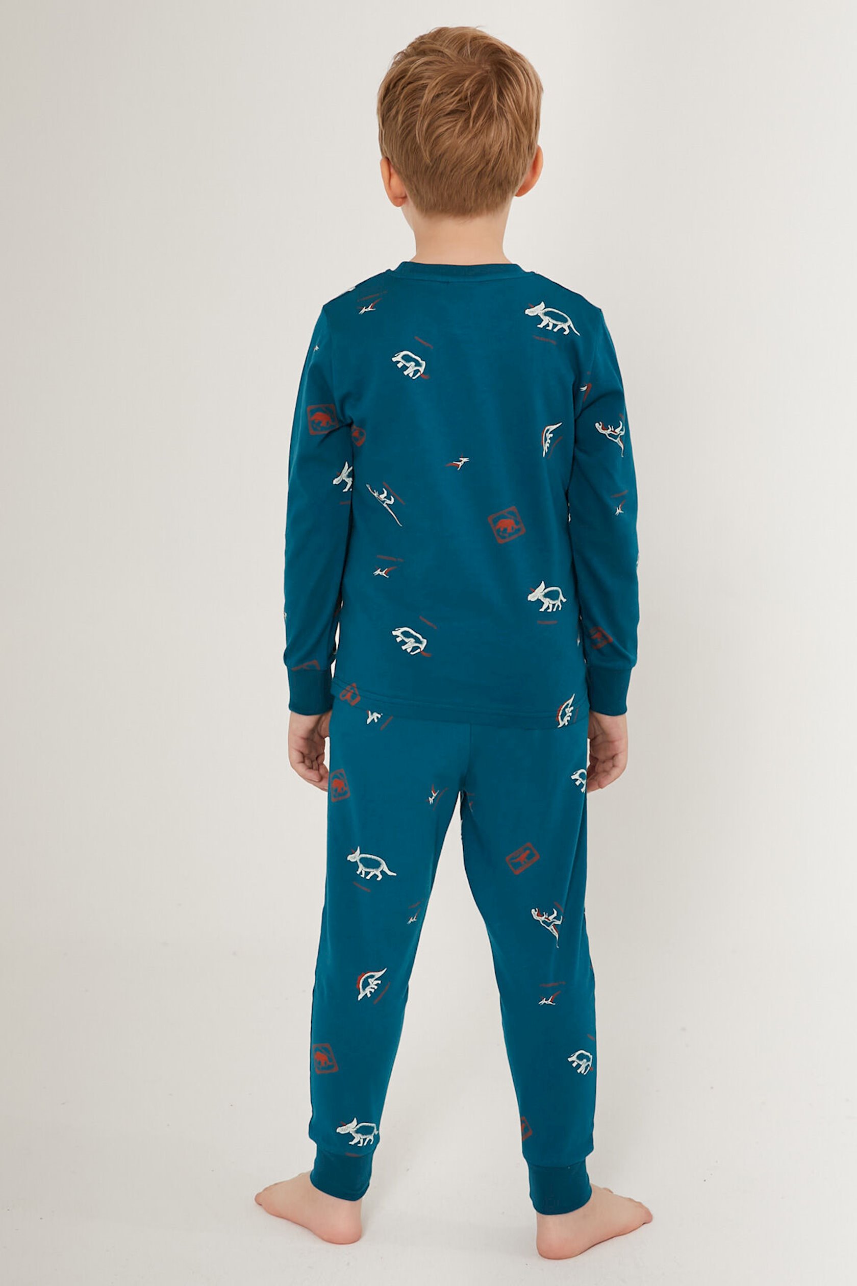 Пижамный комплект с брюками для мальчиков Roly Poly 3222, голубой,  хлопок/полиэстер, размер 12-13 лет - купить в Баку. Цена, обзор, отзывы,  продажа
