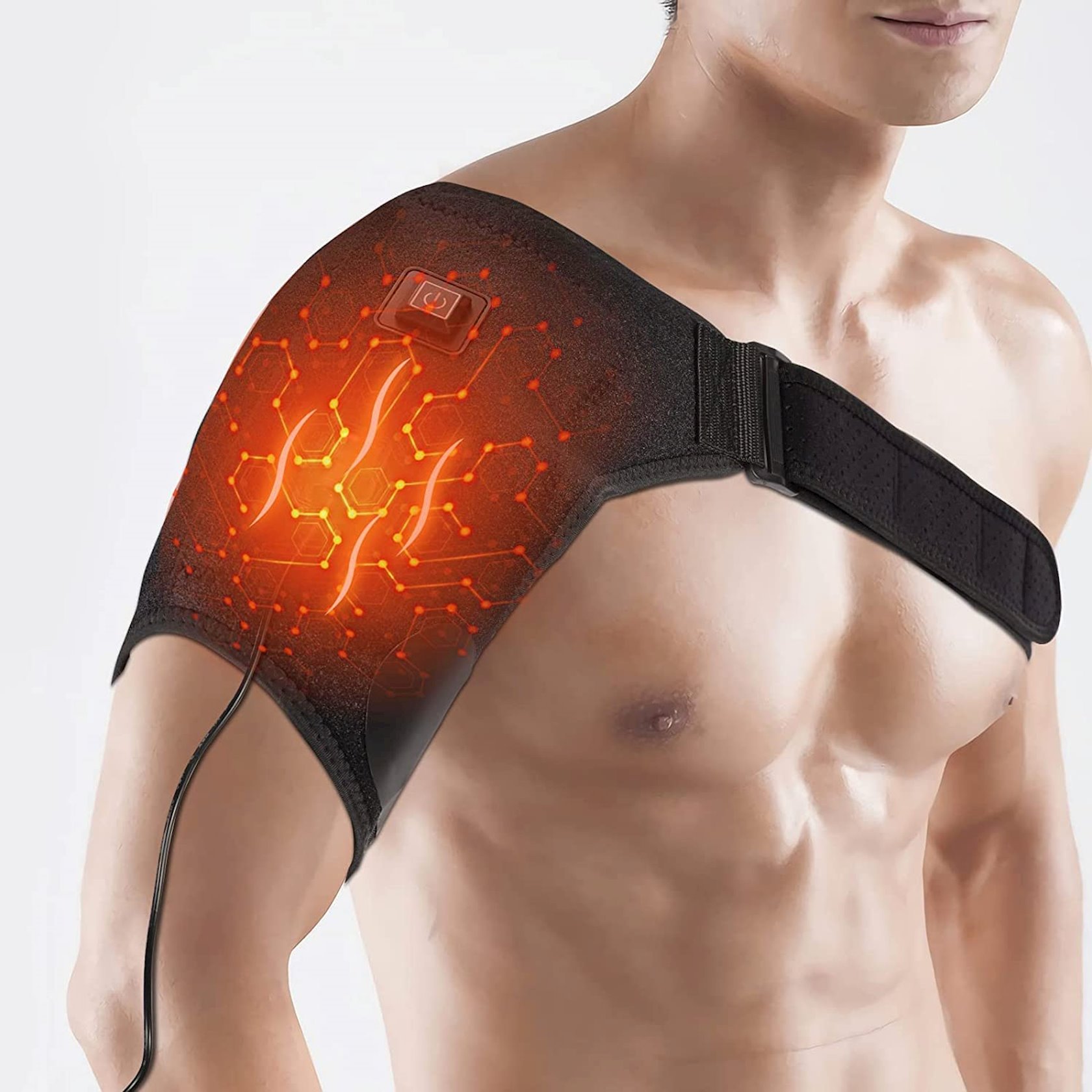 Грелка для плеч Shoulder Wrap Brace Portable, нейлон - купить в Баку. Цена,  обзор, отзывы, продажа