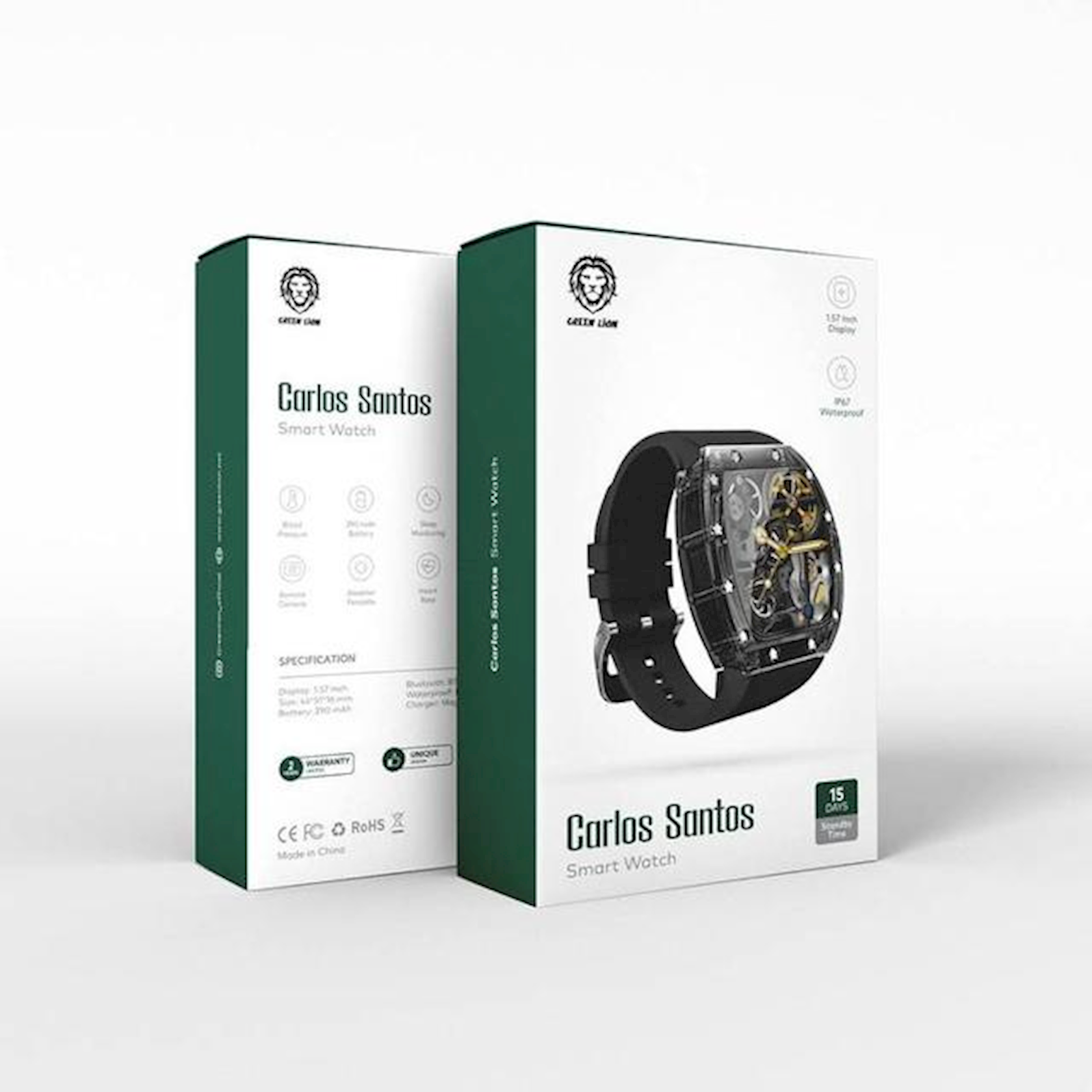 Смарт-часы Green Lion Carlos Santos Smart Watch Black - купить в Баку.  Цена, обзор, отзывы, продажа