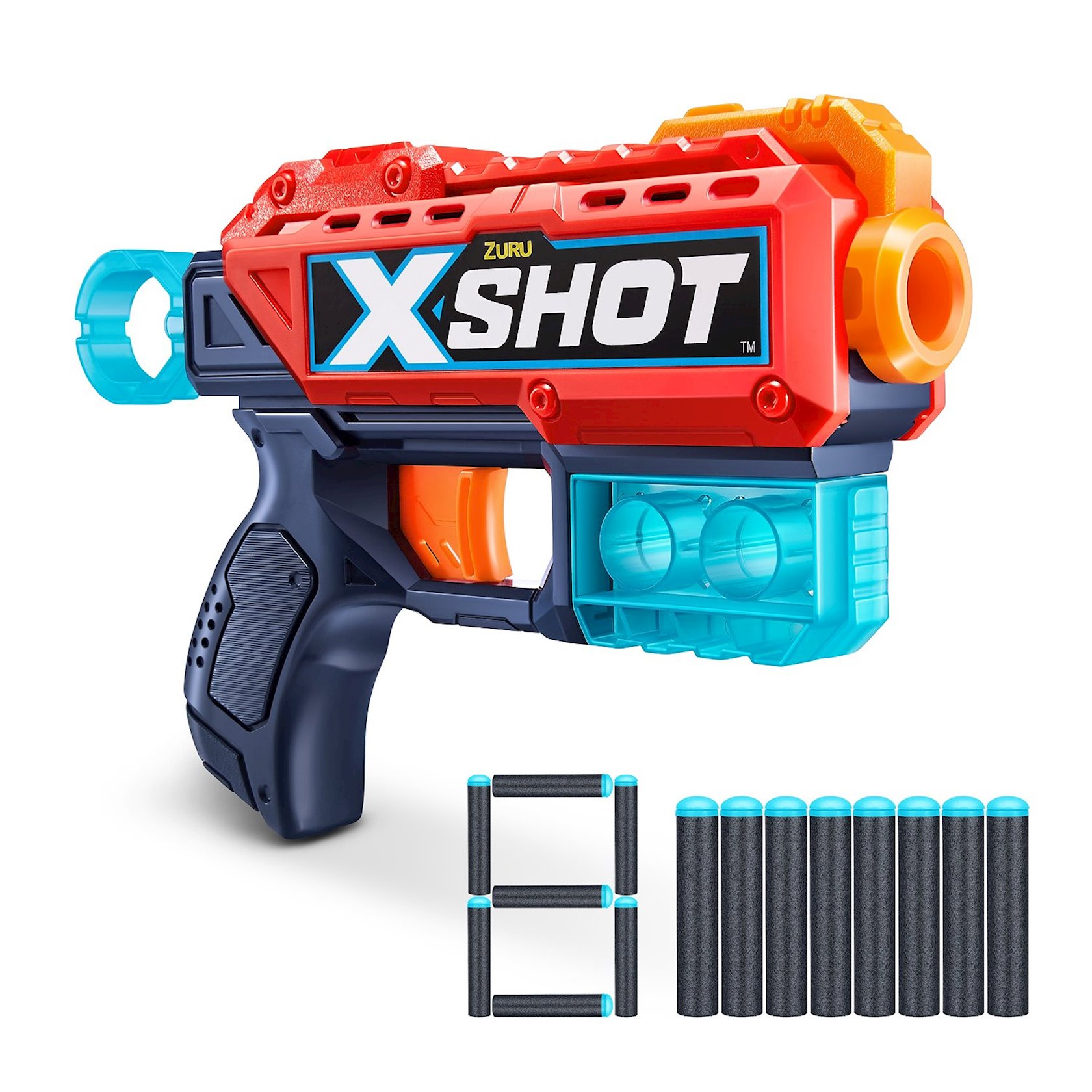 ᐈ Бластер Zuru X-Shot Excel Kickback, 8 дротиков, 8+
