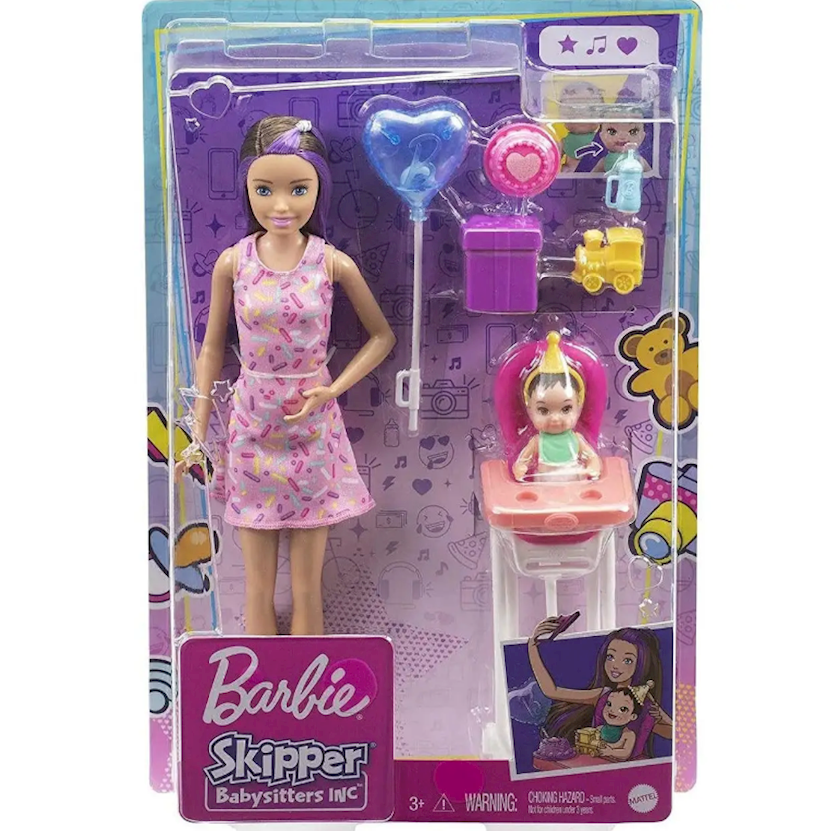 Barbie FHY97 Skipper Babysitters Inc Dolls and Playset