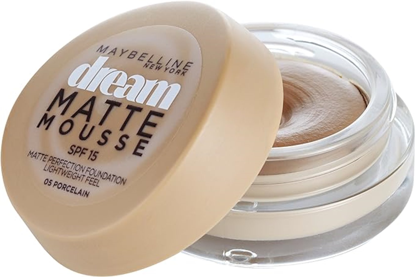 Tonal krem Maybelline New York Dream Matte Mousse Foundation Porcelain