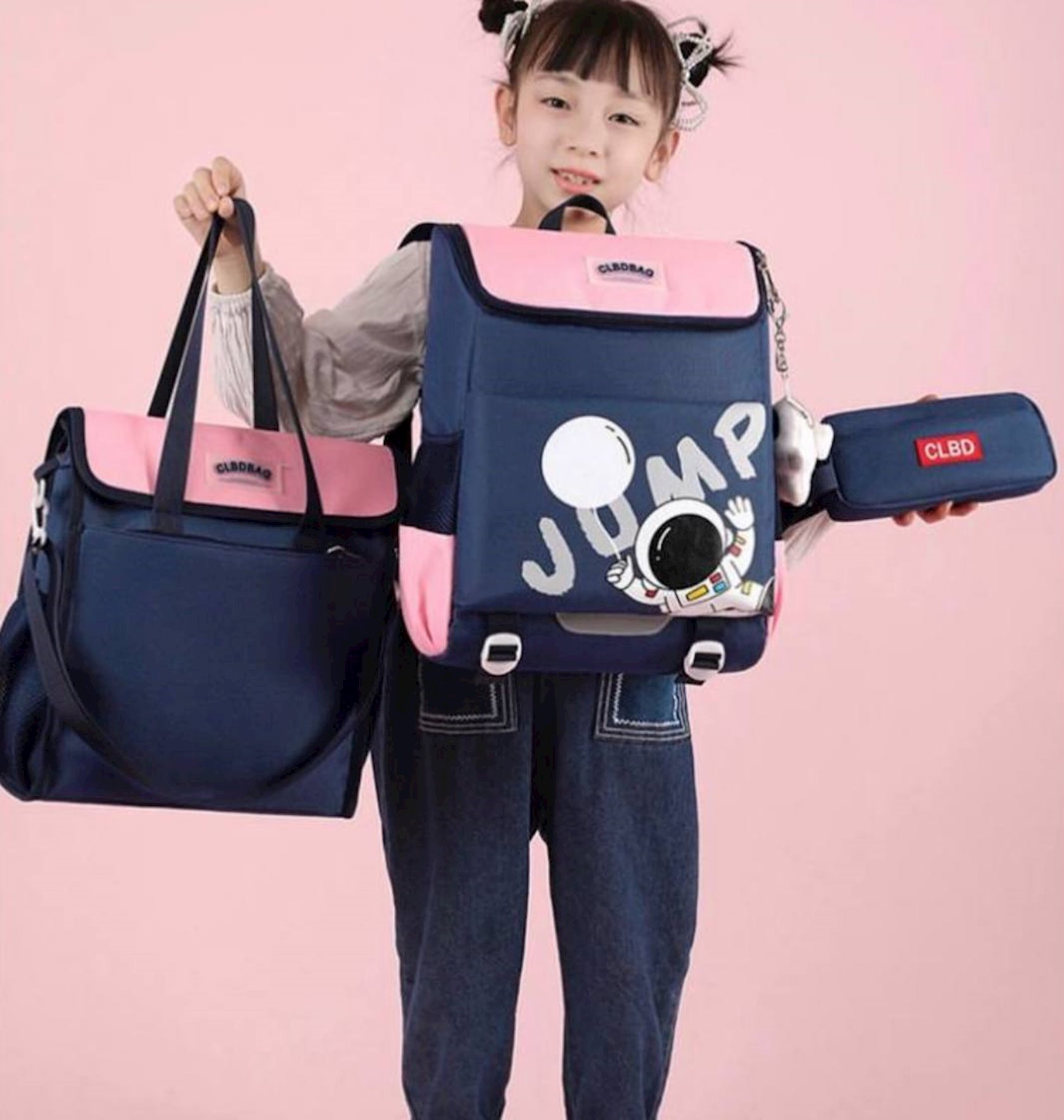 Школьный рюкзак CLBDbag РА-1011010 розовый - купить в Баку. Цена, обзор ...