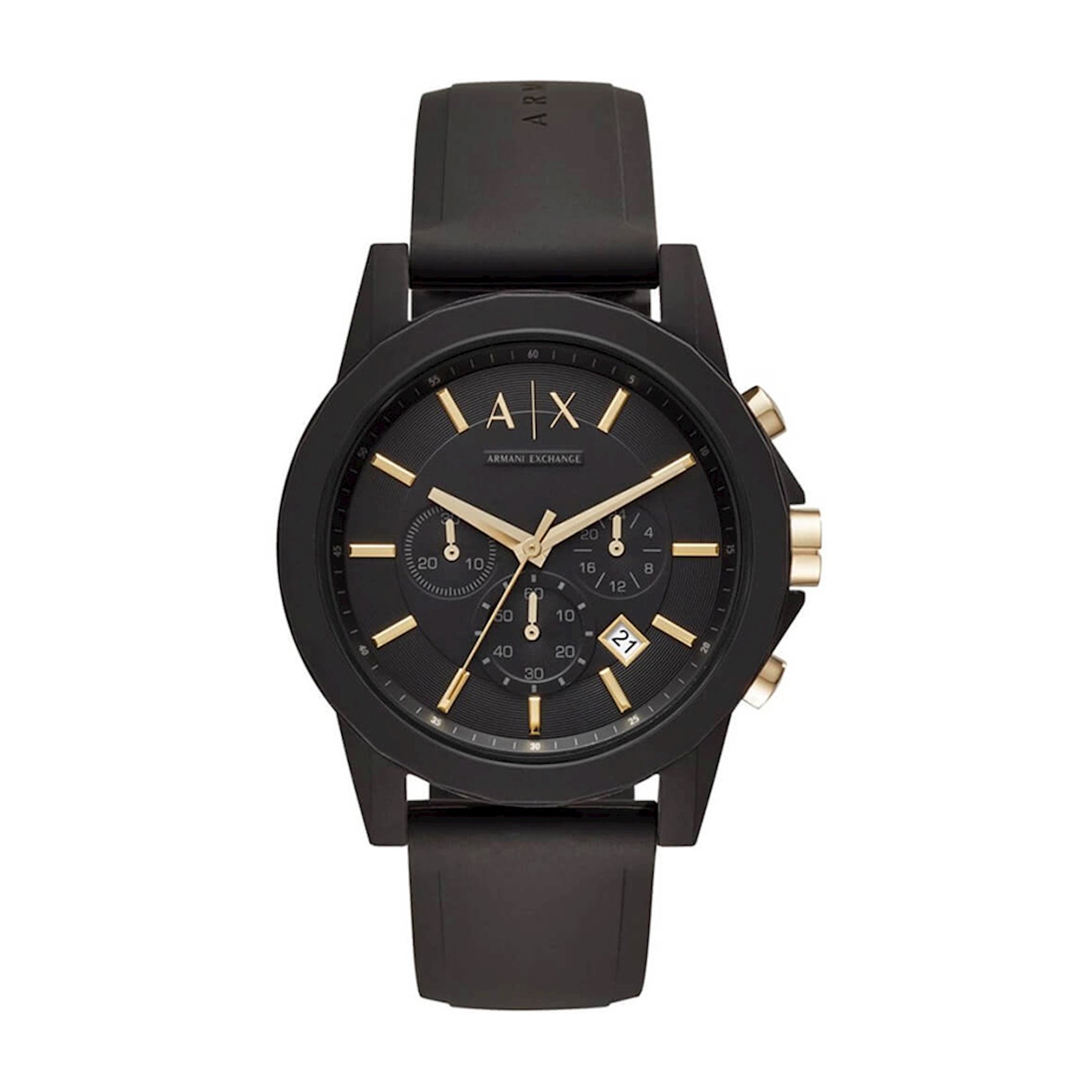 ᐈ Dəst qol saatı baqaj birkası Armani Exchange AX7105 Qara