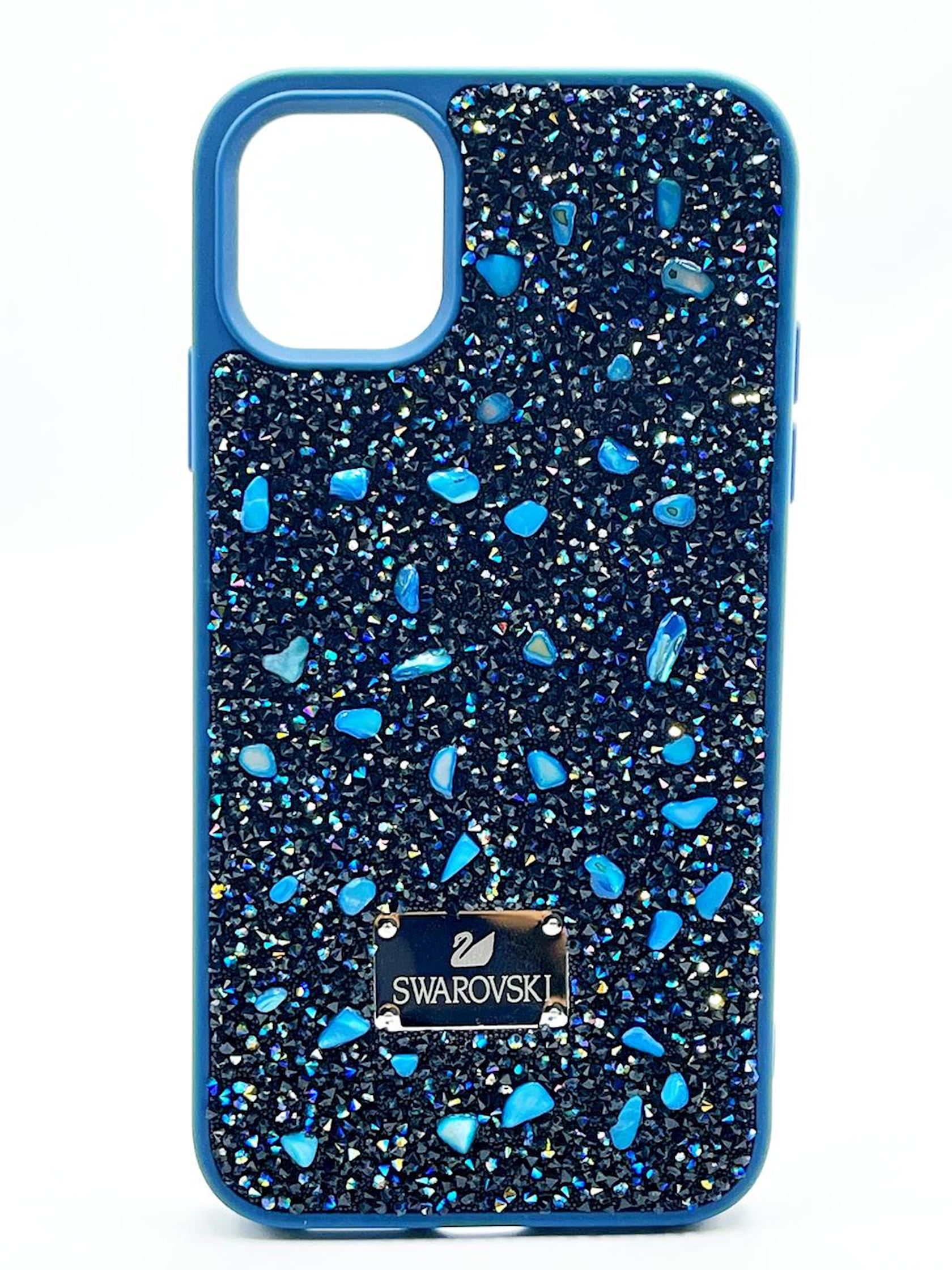 Чехол SS828 Swarovski для Apple iPhone 11 Синий - купить в Баку. Цена,  обзор, отзывы, продажа