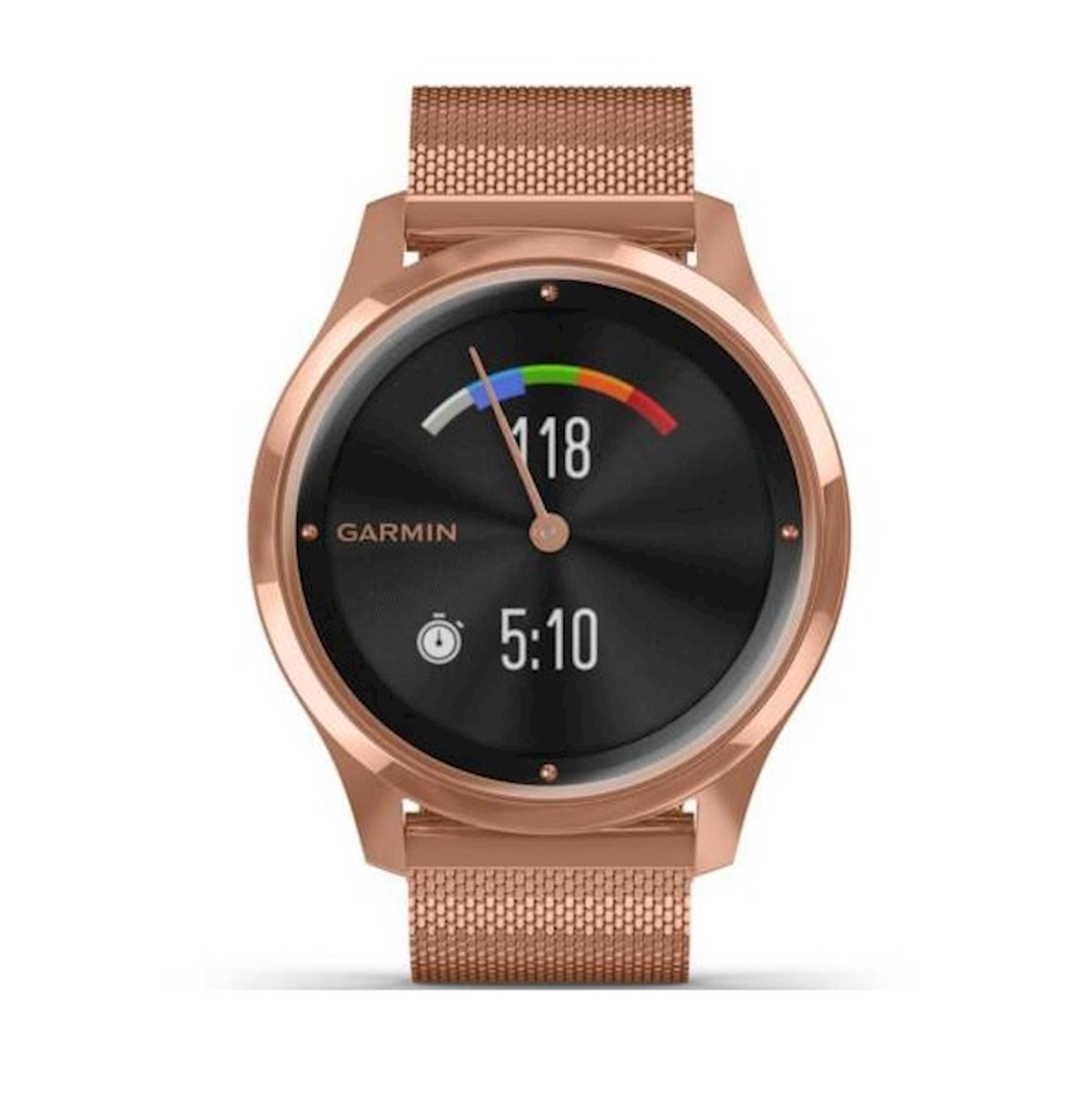 Garmin Vivomove Luxe Rose Gold Black Milanese 010 02241 04