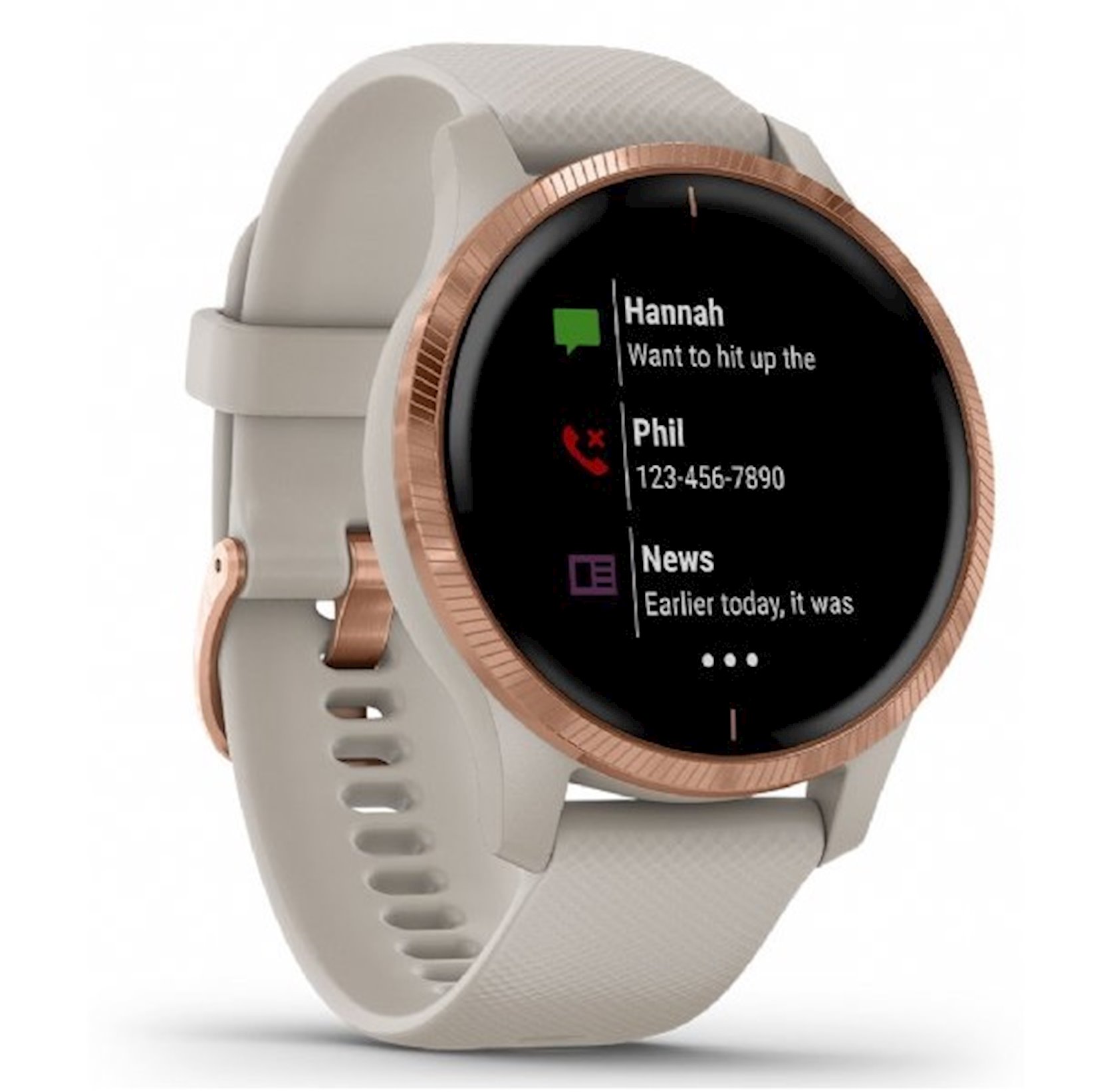 Garmin venu rose gold sand sale