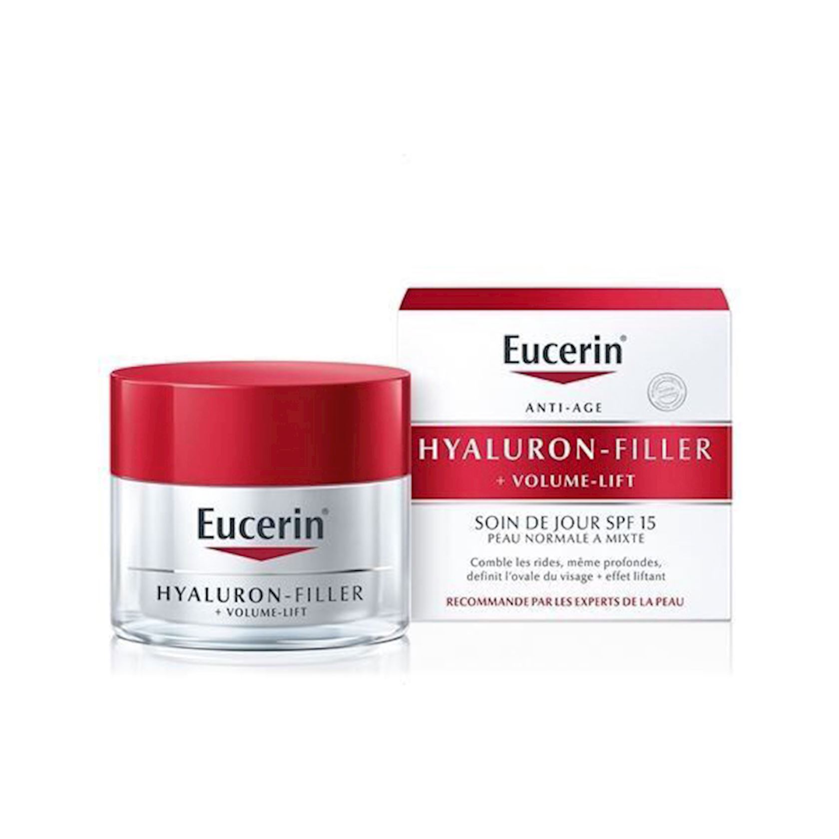 Дневной крем Eucerin Hyaluron-Filler + Volume Lift Soin de Jour SPF15 для  нормальной и комбинированной кожи 50 мл - product_title