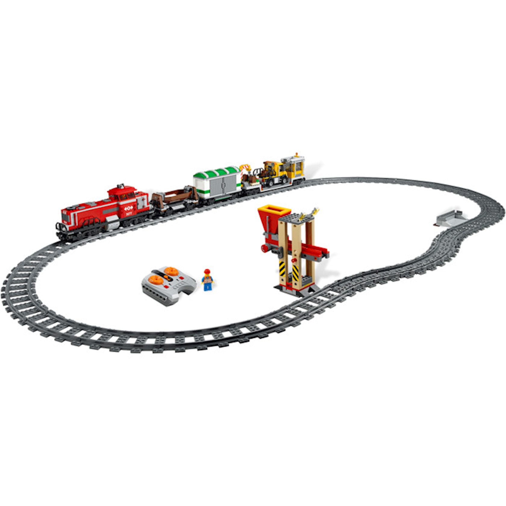 LEGO City Red Cargo Train 6 811