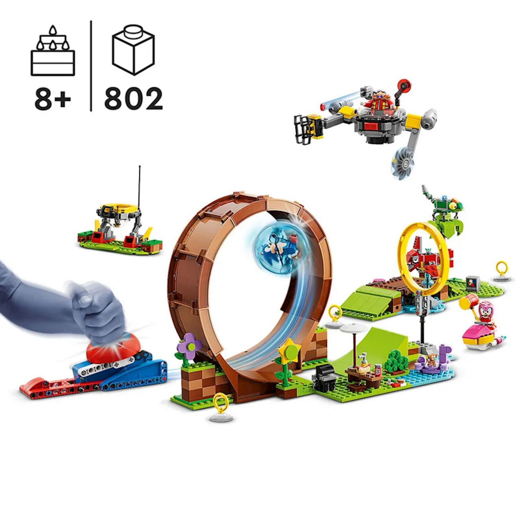 Konstruktor LEGO Sonic the Hedgehog 76994 Green Hill Zone Loop ...