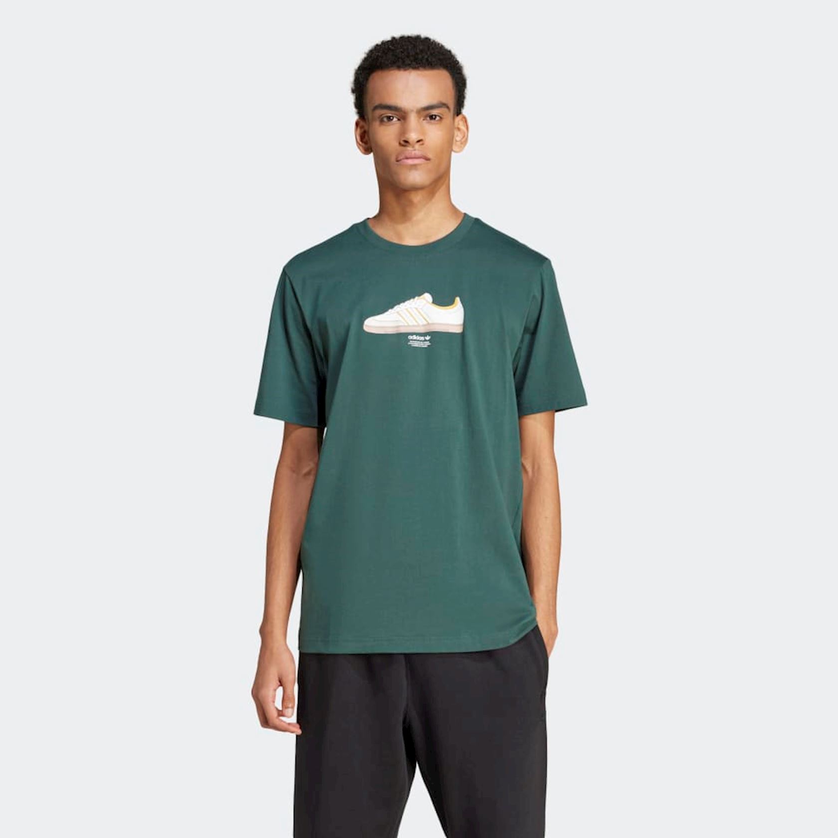 boku ᐈ Футболка мужская Adidas IX6717, зеленая, хлопок, размер XXL
