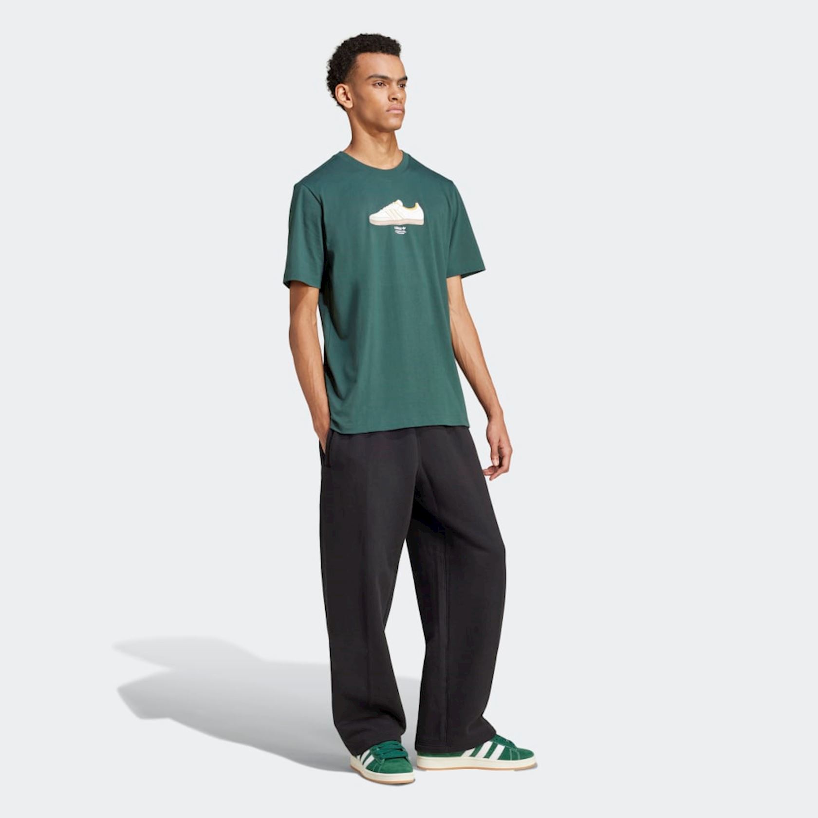 ᐈ Футболка мужская Adidas IX6717, зеленая, хлопок, размер XXL