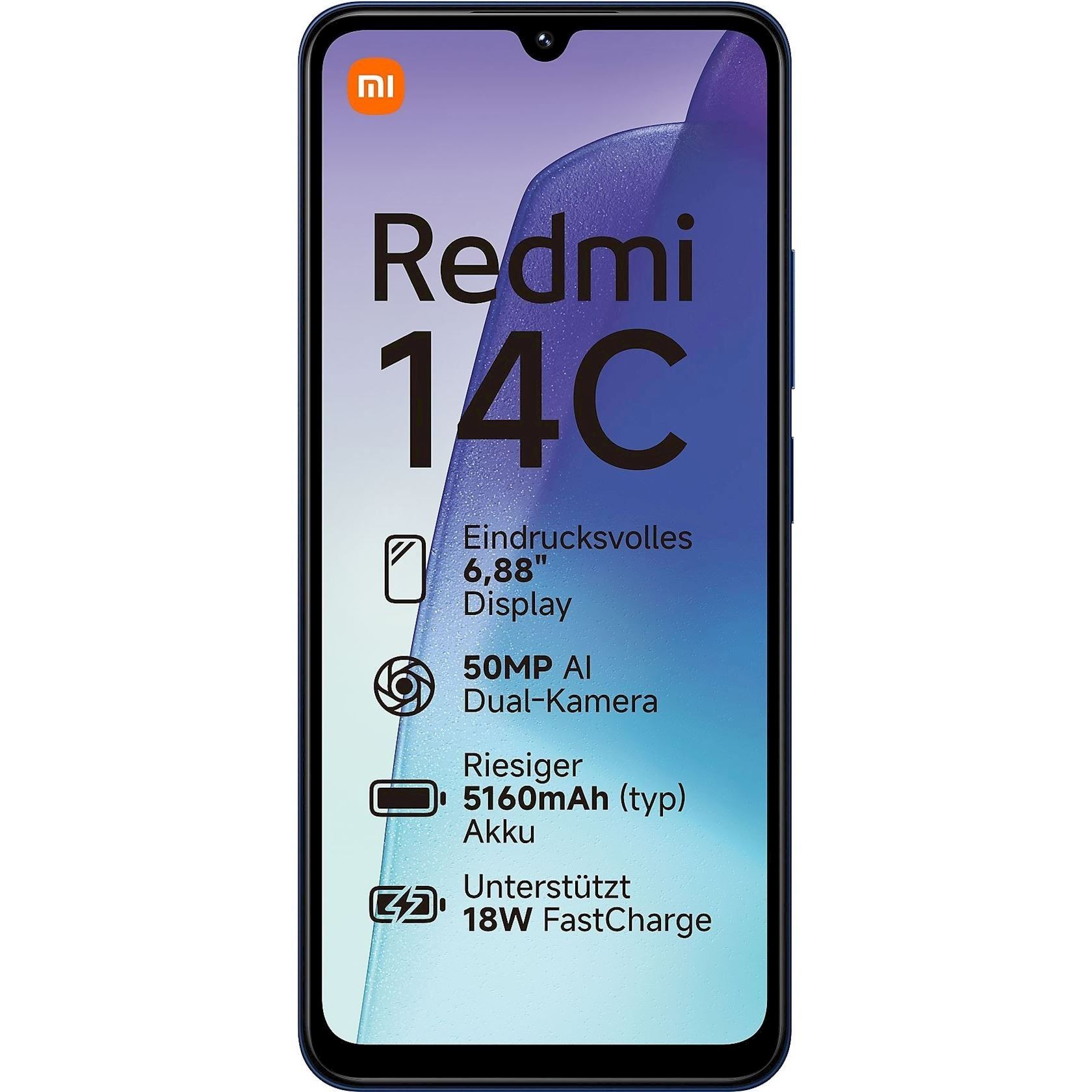 Смартфон Xiaomi Redmi 14C 8GB/256GB Starry Blue (2409BRN2CY
