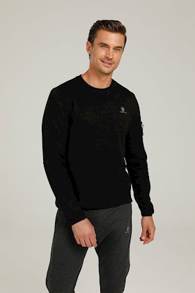 Свитшот мужской Reebok Fleece Crew GR9199, черный, размер M - купить в  Баку. Цена, обзор, отзывы, продажа