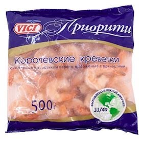 Королевские креветки VICI 500 г - купить в Баку. Цена, обзор, отзывы ...