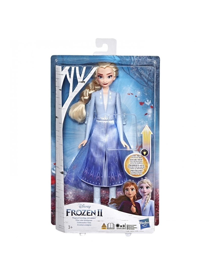 elsa frozen light up doll