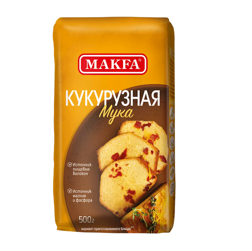 Qarğıdalı unu Makfa, 500 q