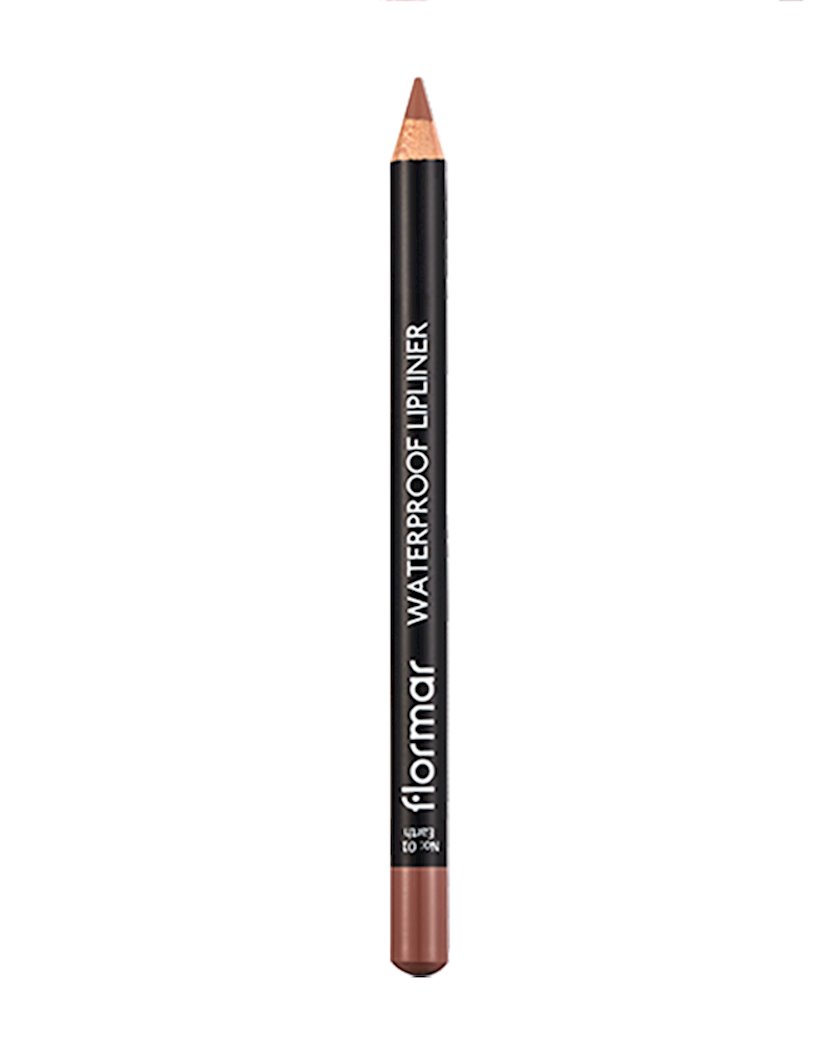 Карандаш для губ водостойкий Flormar Waterpoof Lipliner 01 Light Brown ...