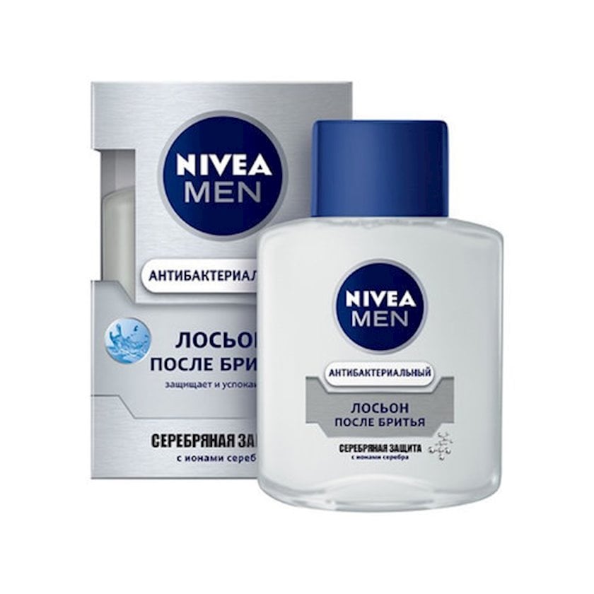 Лосьон после бритья Nivea Men серебряная защита с ионами серебра и ...