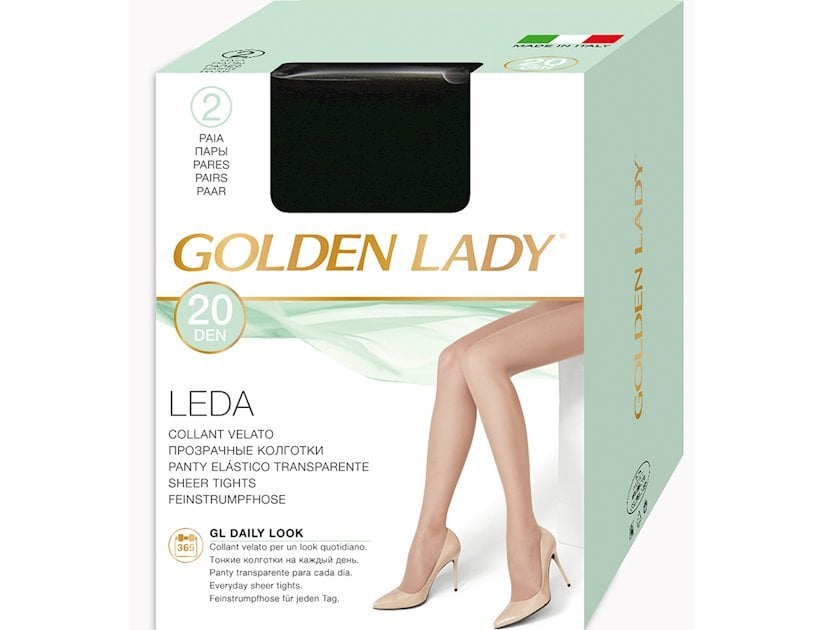 Колготки женские Golden Lady Leda Filanca, 20den, размер 4(L), Nero ...