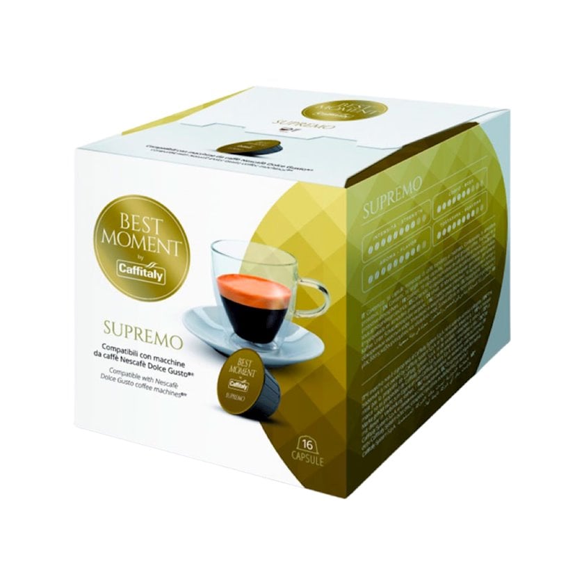 Kapsullarda qəhvə Caffitaly System Best Moment Supremo, 16 əd