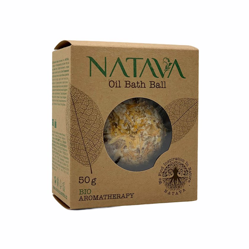 Масляный шарик для ванны Natava Oil Bath Ball Calendula купить в Баку