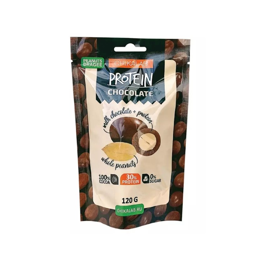 Draje Chikalab Protein Chocolate Peanuts Dragee, 120 q