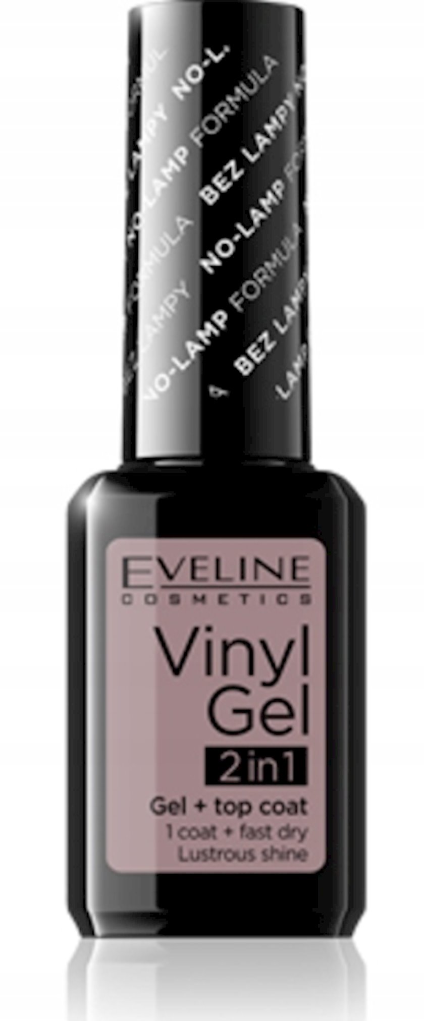 Vinil gel-lak Eveline Cosmetics Vinyl Gel 2In1 Gel+Top Coat №218 12 ml ...