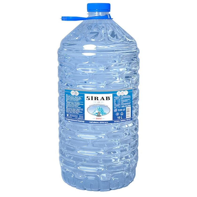 Вода минеральная Sirab негазированная,10 л - купить в Баку. Цена, обзор ...