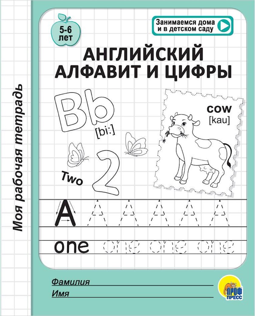 Английский алфавит и цифры 5-6 лет - купить в Баку. Цена, обзор, отзывы,  продажа