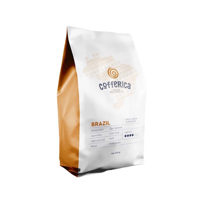 Кофе в зернах Cofferica Coffee Roasters Бразилия Сантос Дульче Для ...