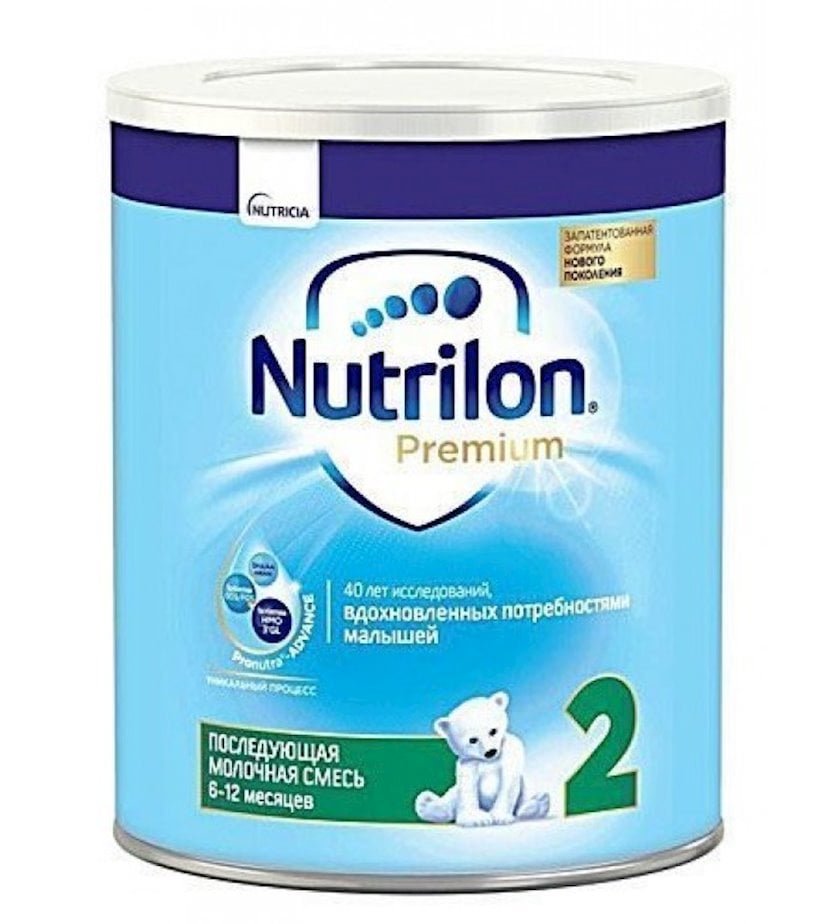 Uşaq üçün qarışıq Nutricia Nutrilon Premium 2, yeni format, 400 q, 6-12 ay