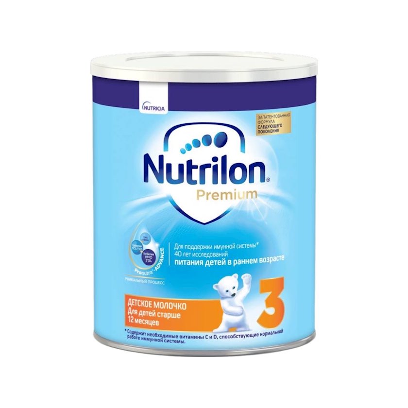 Quru südlü qatışıq Nutricia Nutrilon 3 Premium, 12 aydan, 400 q