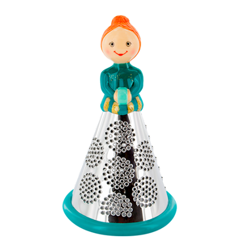 Терка Pylones Nonna Small Grater Blue, 13 см, нержавеющая сталь, синий