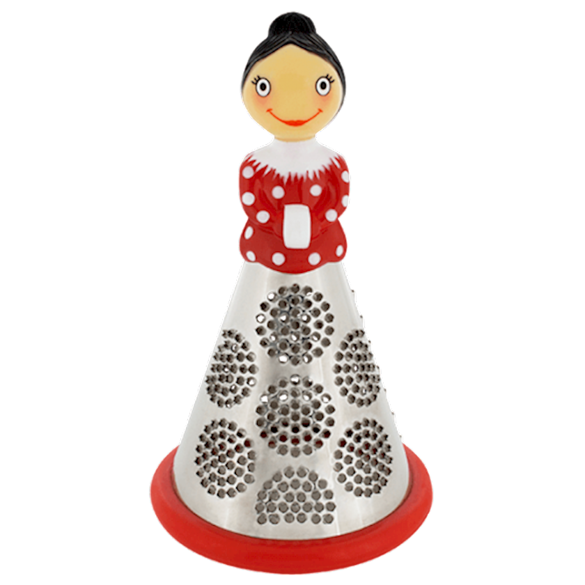 Sürtgəc Pylones Nonna Small Grater Red, 13 sm, paslanmaz polad, qırmızı Qiymeti, Bakıda almaq