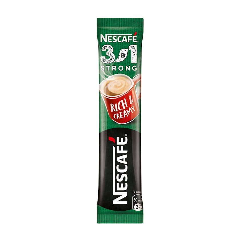 Кофейный напиток растворимый Nescafe 3 в 1 Strong 16 г - купить в Баку ...
