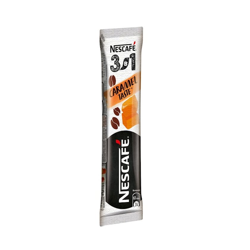 Qəhvə içkisi həll olunan Nescafe 3-ü 1-də Caramel taste 14.5 q