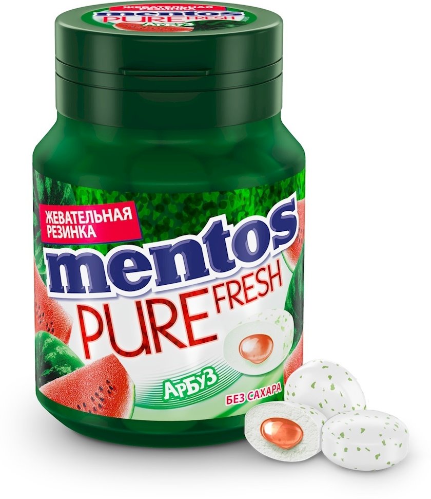 Saqqız Mentos Pure Fresh Qarpız 54 q