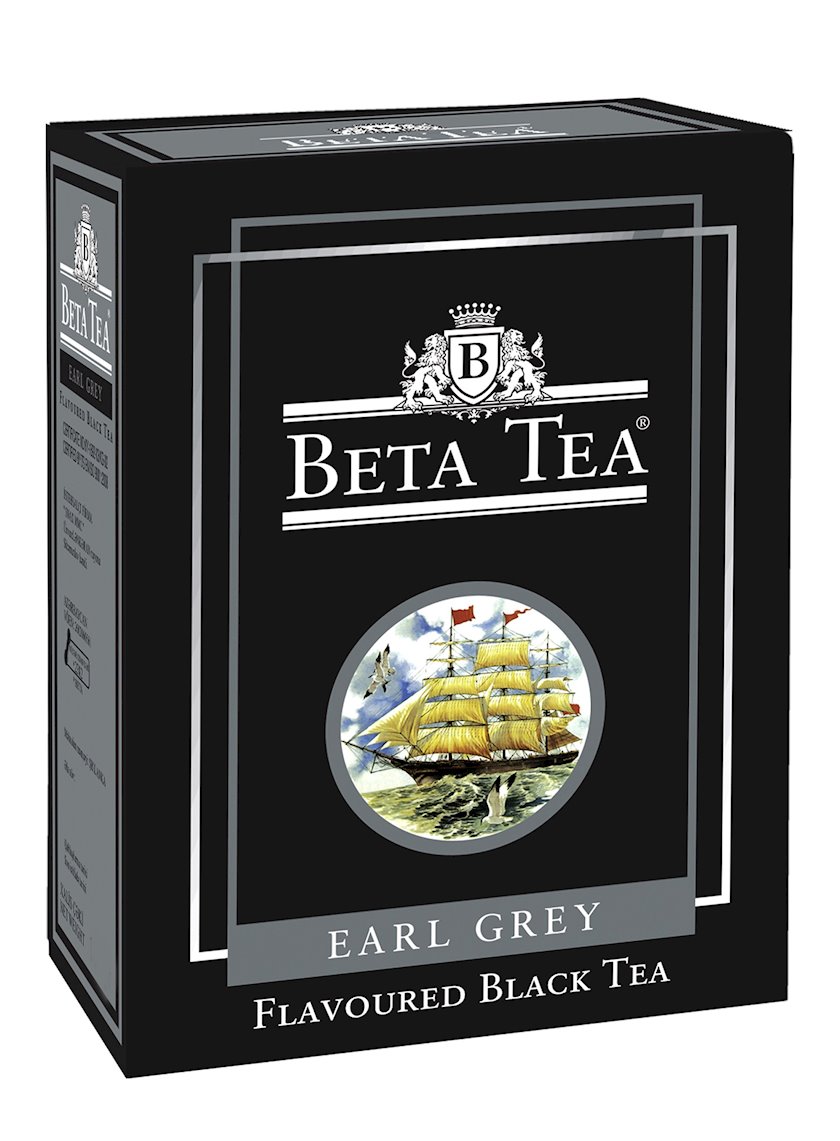 Səpələnən berqamotlu qara çay Beta Tea Earl Grey, 250q