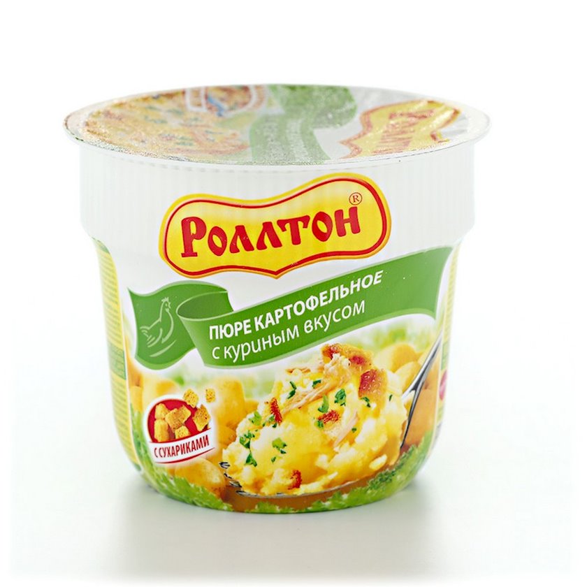 Püre "Роллтон" toyuq dadı ilə, kartof, 40 q