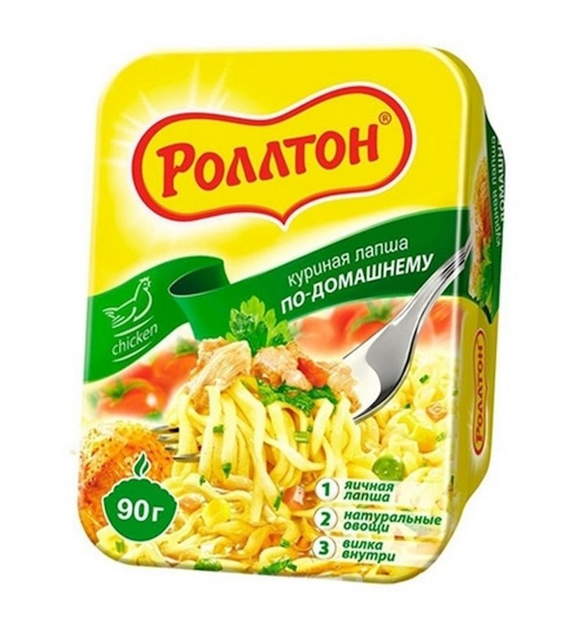 Əriştə "Роллтон" toyuq, ev sayağı, 100 q